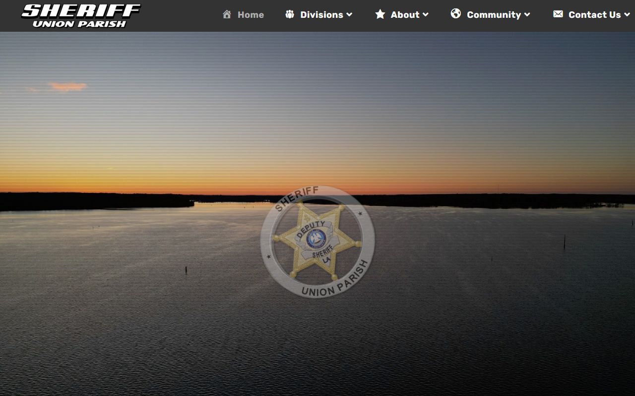 Union Parish Sheriff's Office website for booking releases and contact information